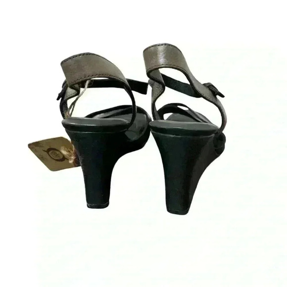 Born Hamada Wedge Sandal Leather Women Size 10 NEW - Picture 7 of 10